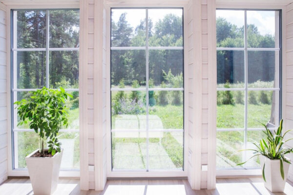 Vinyl Replacement Windows with Internal Grids